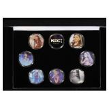 7 Coin Ariana Grande 24k Gold Plated Round Collect