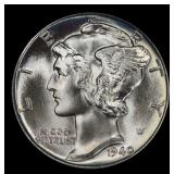 1940-p Mercury Dime Near Top Pop! 10c ms68 FSB SEG