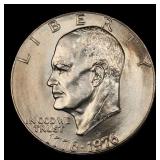 1976-d Ty 2 Eisenhower Dollar TOP POP! $1 ms67+ SE