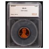 2010 US Silver Proof Set Graded pr70 DCAM By SEGS