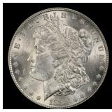 1884-p Morgan Dollar $1 Grades ms62