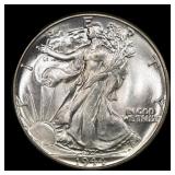 1944-p Walking Liberty Half Dollar Near Top Pop 50