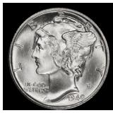 1940-s Mercury Dime Near Top Pop! 10c ms68 FSB SEG