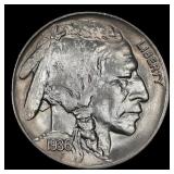 1936-p Buffalo Nickel TOP POP! 5c ms68+ SEGS