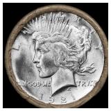 Uncirculated Peace Dollar 10 Coin Roll SEARS 1921/