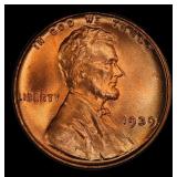 1939-p Lincoln Cent Near Top Pop 1c ms67+ rd SEGS