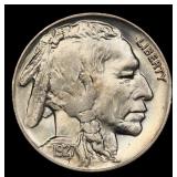 1927-p Buffalo Nickel 5c Grades ms65+