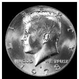 1978-d Kennedy Half Dollar TOP POP! 50c ms67+ SEGS