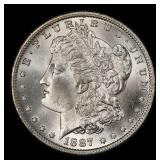 1887-o Morgan Dollar Near Top Pop! $1 ms66 SEGS