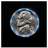 BU Shotgun Jefferson 5c roll, 1985-d 40 pcs Bank $