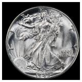 1942-d Walking Liberty Half Dollar Near Top Pop 50