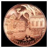 Laborless Day - 1oz .999 Fine Copper Round