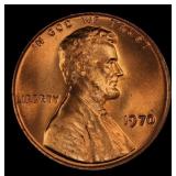 1970-p Lincoln Cent TOP POP! 1c ms67+ rd SEGS