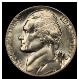 1977-d Jefferson Nickel Near Top Pop 5c ms67 5fs S