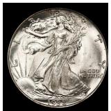 1938-p Walking Liberty Half Dollar 50c ms66+ SEGS