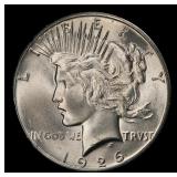 1926-p Peace Dollar $1 Grades ms65