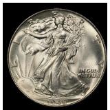 1946-p Walking Liberty Half Dollar 50c Grades ms66