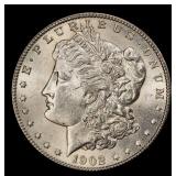 1902-o Morgan Dollar $1 Grades ms62+