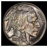 1936-p Buffalo Nickel Near Top Pop 5c ms67+ SEGS