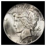 1927-s Peace Dollar $1 ms64 SEGS