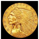 1925-d Gold Indian Quarter Eagle $2 1/2 ms65+ SEGS