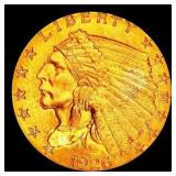 1926-p Gold Indian Quarter Eagle Near Top Pop! $2