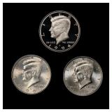 Complete 3 PC. 1994 Kennedy Half Dollar 50c set In