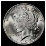 1923-p Peace Dollar Near Top Pop $1 ms67 SEGS
