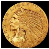 1915-p Gold Indian Half Eagle $5 ms64+ USCG