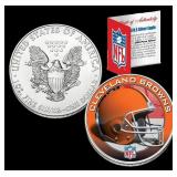 Cleveland Browns Official NFL Team Colorized 1oz S