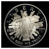 1989-s Congress Proof Modern Commem Dollar $1 pr70