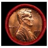 BU Shotgun Lincoln 1c roll, 1973-p 50 pcs Bank Wra