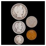 1912 5 Coin "Titanic Anniversary Tribute" Set Barb