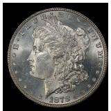 1878-p 7tf Morgan Dollar $1 Grades ms63+