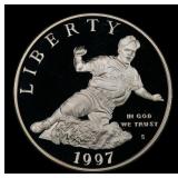 1997-S Robinson Proof Modern Commem Dollar $1 pr70