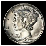 1940-s Mercury Dime Near Top Pop! 10c ms68 SEGS