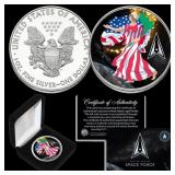 US Space Force USSF & Lady Liberty Americana 1oz P
