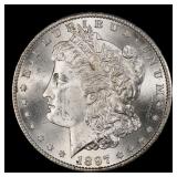 1897-s Morgan Dollar $1 Grades ms63