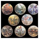 (1861-1865) United States Civil War 8 Coin Gold Pl