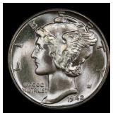 1942-d Mercury Dime TOP POP! 10c ms68+ FSB USCG
