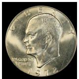 1972-d Eisenhower Dollar TOP POP! $1 ms67+ SEGS