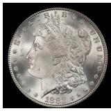 1882-p Morgan Dollar $1 Grades ms65+