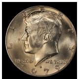 1979-d Kennedy Half Dollar Near Top Pop 50c ms67 S