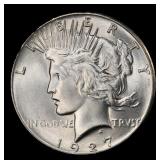 1927-p Peace Dollar $1 Grades ms64