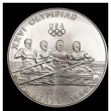 1996-d Olympics Rowing Modern Commem Dollar $1 ms7