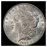 1890-p Morgan Dollar $1 Grades ms62