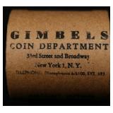 GIMBLES A Level Morgan Circ Roll 10 Coin