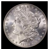 1888-p Morgan Dollar $1 Grades ms65