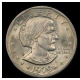 1979-p Wider Rim Susan B. Anthony Dollar $1 ms66 S