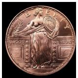 Standing Liberty Quarter Style - 1oz .999 Fine Cop